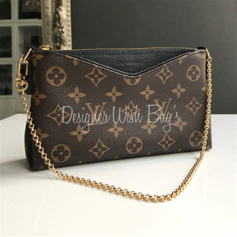 louis vuitton pochette pallas review|monogram pallas purse.